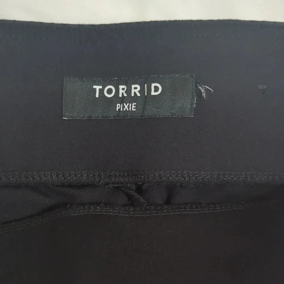 Torrid Pixie Skinny Studio Luxe Ponte High-Rise Pant, Color Black Size 1X - Picture 13 of 13